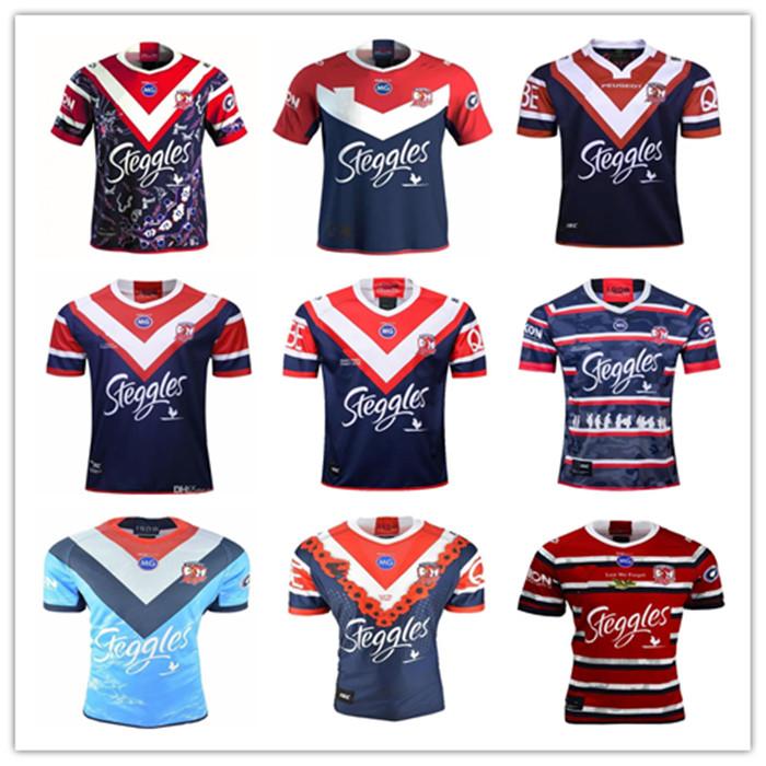 

2020 2021 Australia Sydney Rooster Rugby Jersey 19 20 21 Mens replica Indigenous Sydney Rooster Rugby Jersey rugby league jerseys shirt, Black;gray