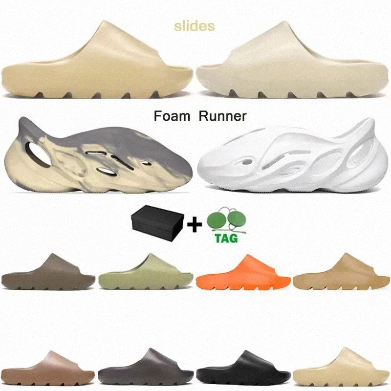 

Sand Grey Sandals Vermillion Foam Slippers Cream Mens Women Slides Ochre Moon Grey Mineral Ararat Beach Flip Flops EVA sliders shoes Enfora, Black