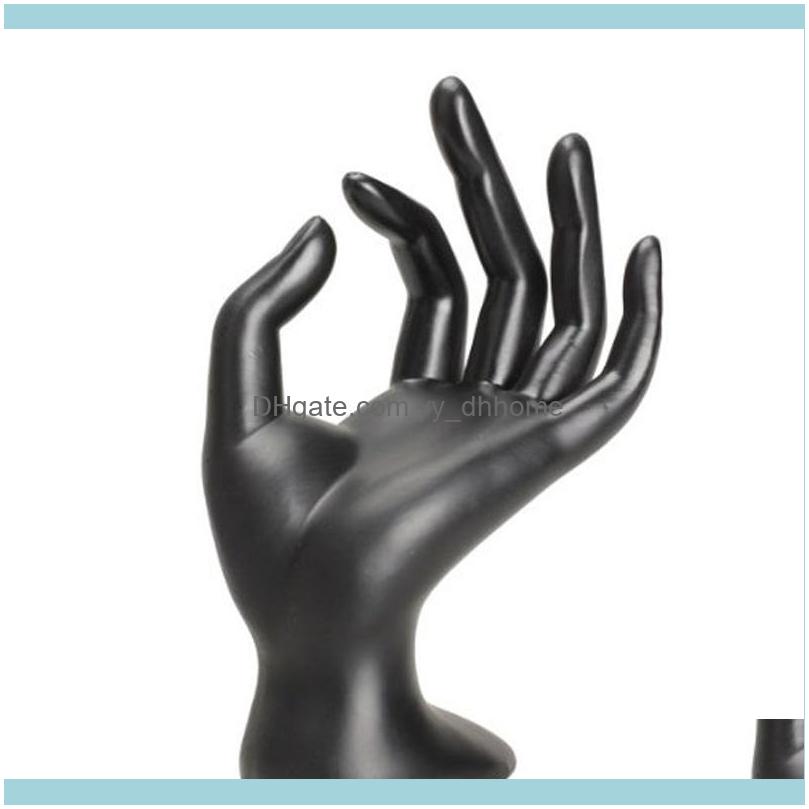 

Jewelry Packaging & Jewelryjewelry Ring Bracelet Necklace Display Holder Stand Hand Design (Black), Showcase Pouches, Bags Drop Delivery 202