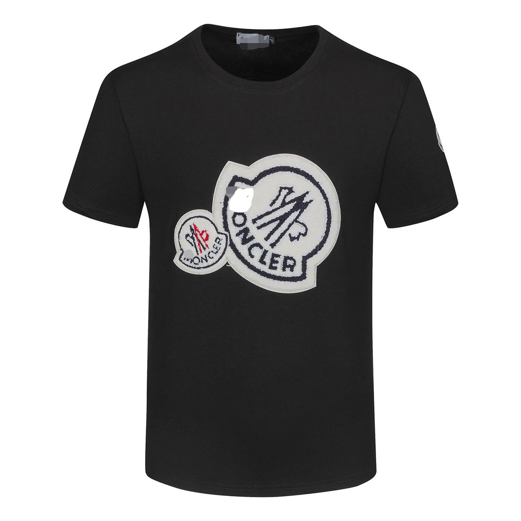 

cy2021Men's T-shirt Fashion Pure Cotton Short Sleeve V-Neck Top Black and White Men's, White;black