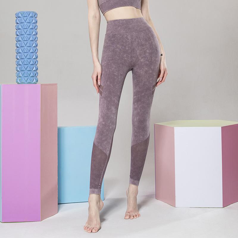 

Yoga Outfit Camouflage Sports High Waist Seamless Stretch Plus Size Pants
