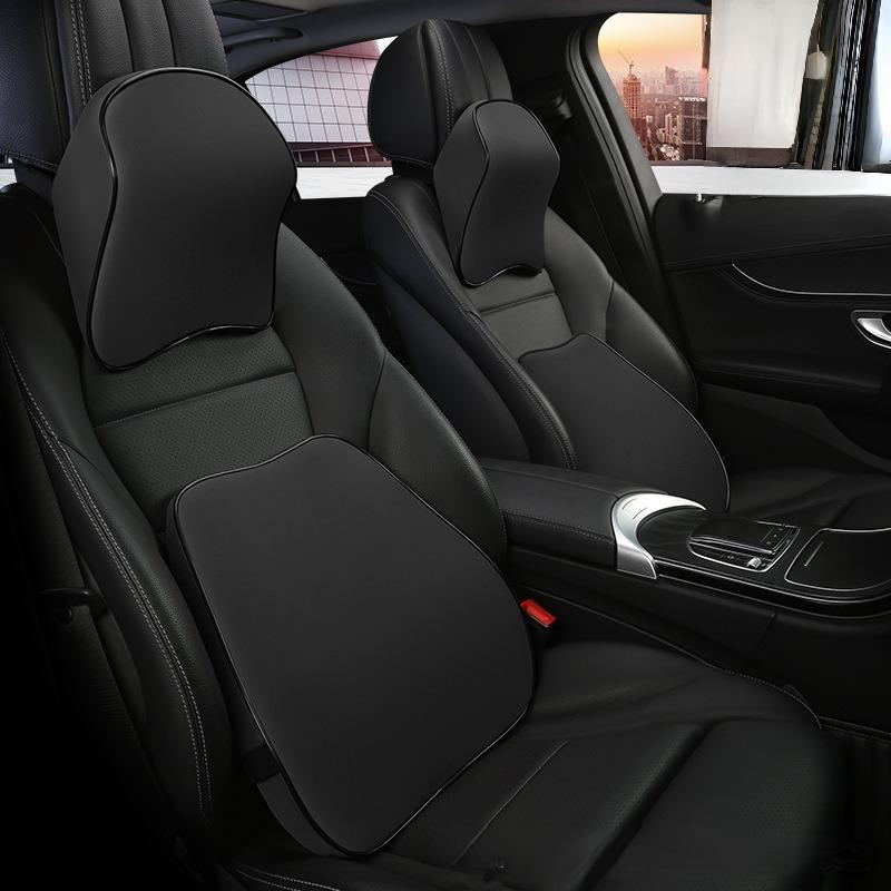 

Seat Cushions Car Memory Foam Universal Neck Pillow Waist Skin-friendly Soft Auto Lumbar To Relieve Low Back Pain While Driving