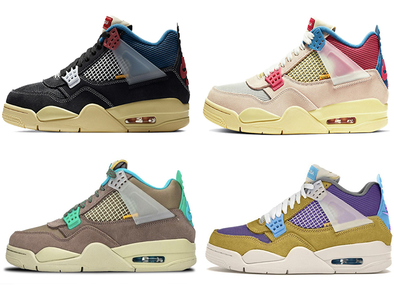 

2021 Authentic 4 Union Guava Ice Off Noir 4S Shoes Desert Moss Taupe Haze Outdoor Men Women Sports Sneakers Trainers With Original Box