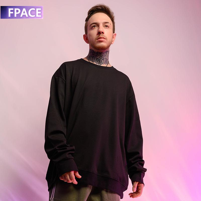 

Men's Hoodies & Sweatshirts HMZ Autumn Base Sweatshirt Mens Many Colours Hip Hop Punk Pullover Streetwear Cotton Casual Clothes, Black