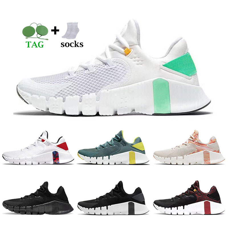 

2021 Free Metcon 4 White Green Yellow Mens Running Shoes Black Cool Wolf Grey White Sports Sneaker Apricot Pink Womens Shoes Size 36-45, #01