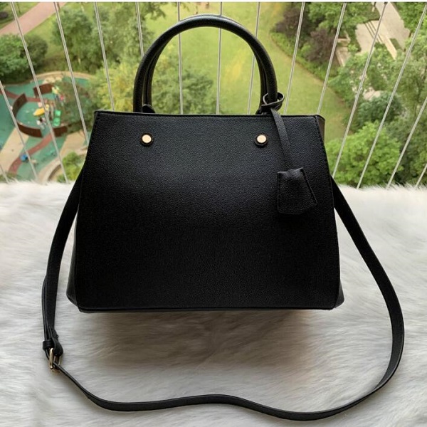 

2021 Designer Luxury Satchel Messenger Handbag Leather Strim Handles with Shoulder Strap Crossbody French N41056