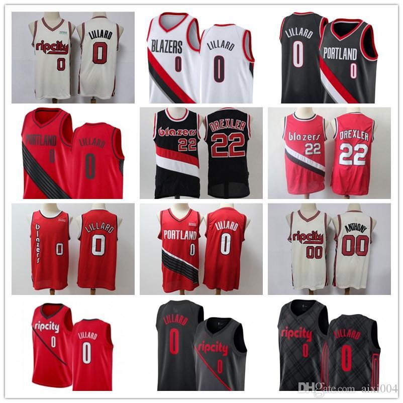 

Mens Portlands Trails Blazerss Jersey Damian 0 Lillard C.J. 3 McCollum Clyde 22 Drexler 00 Basketball Shorts Basketball Jerseys, Color