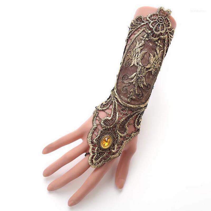 

Black Lace Flower Retro Bracelet Ring Set Women Accessories Gloves For Home Party Decorations1