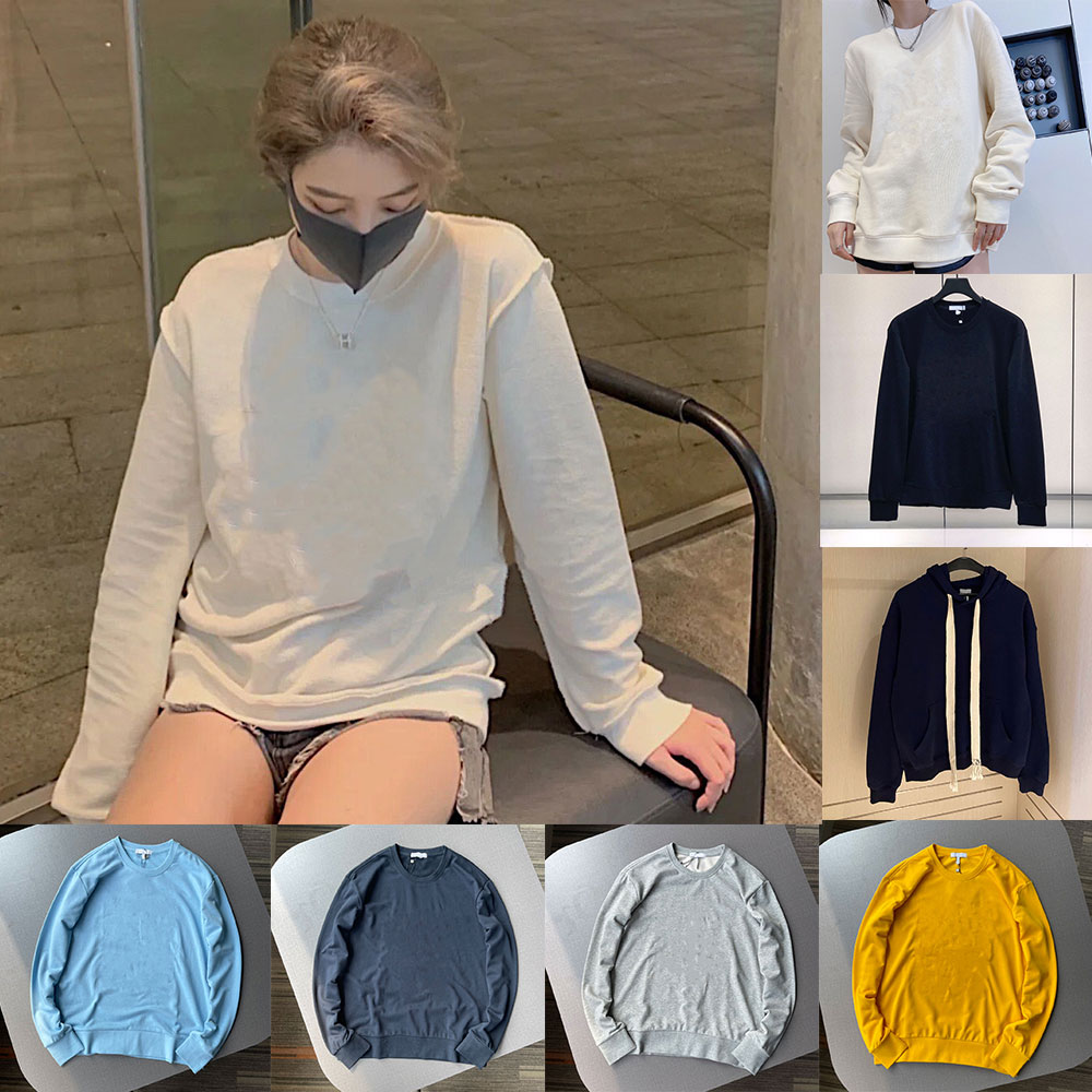 

2021 hot-selling mens womens hoodie anagram man designer embroidered sweatshirt in cotton loew hoodies, Real details