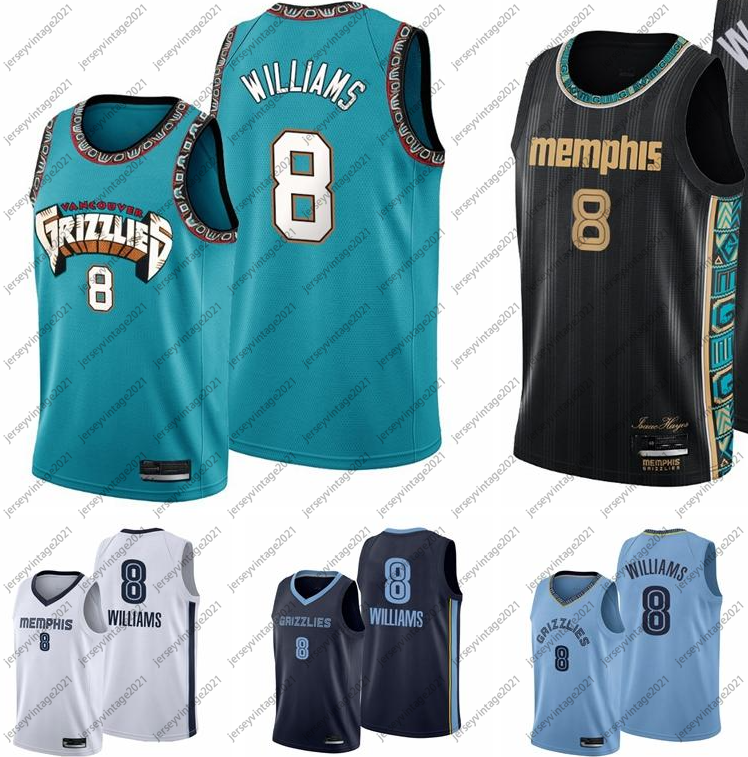 

2021 New Stitched Draft Ziaire Williams 8 Basketball Jerseys Men White Black Jersey Edition City Breathable Size S-2XL, Black;red