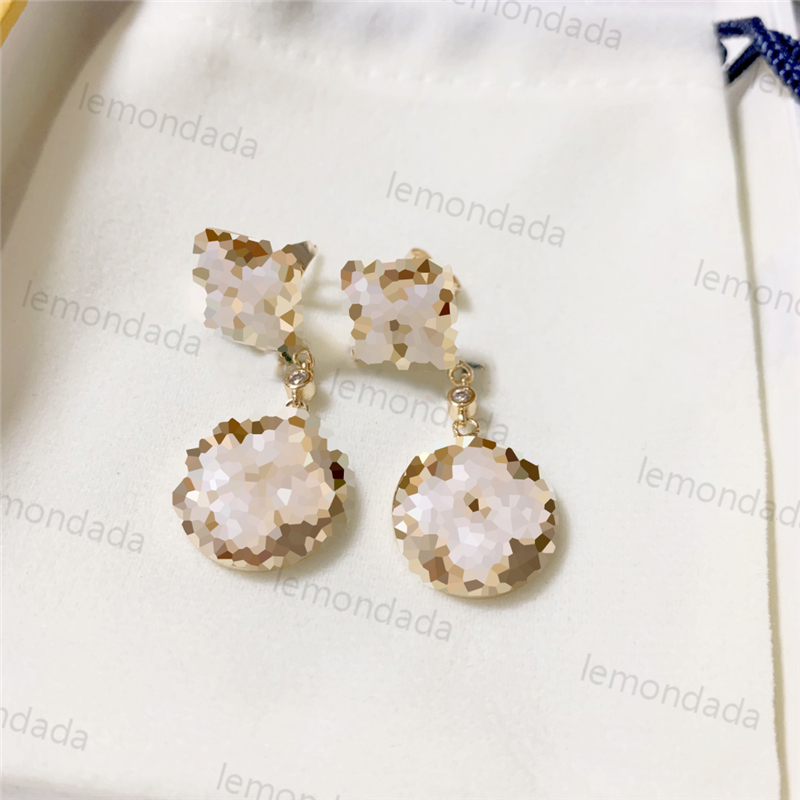 

Clover Pendant Charm Earring Designers Women High Quality Earrings Flower Pendants Stud Womens Party Fashion Jewelry