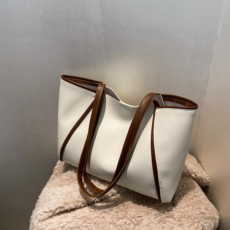 

Evening Bags Fashion Designer Brand Ladies Lattice Metal Rivet Shoulder Handbag Large-capacity Leisure Shopping Travel For Women