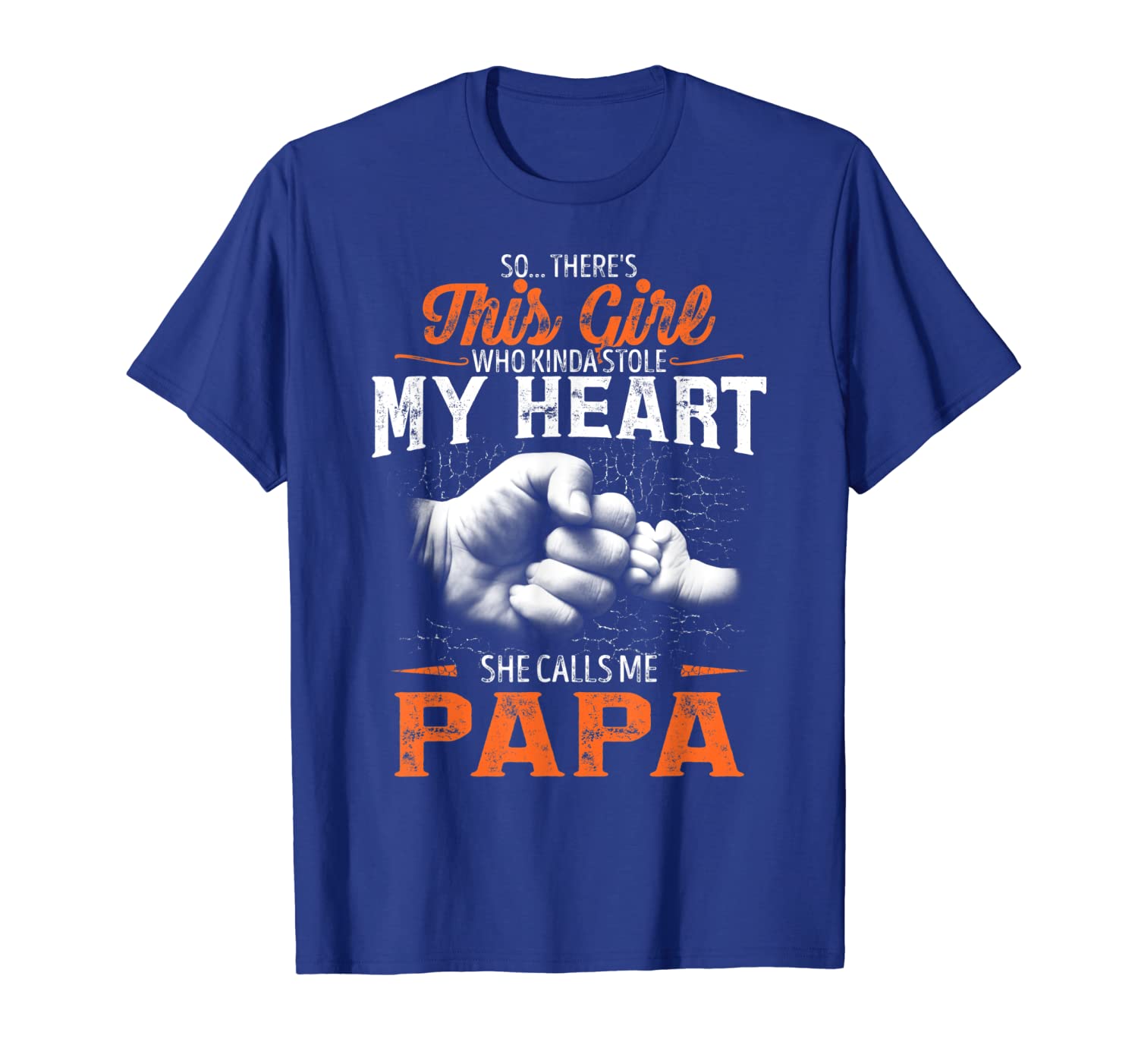 

This Girl Who Kinda Stole My Heart She Calls Me Papa Tshirt, White;black