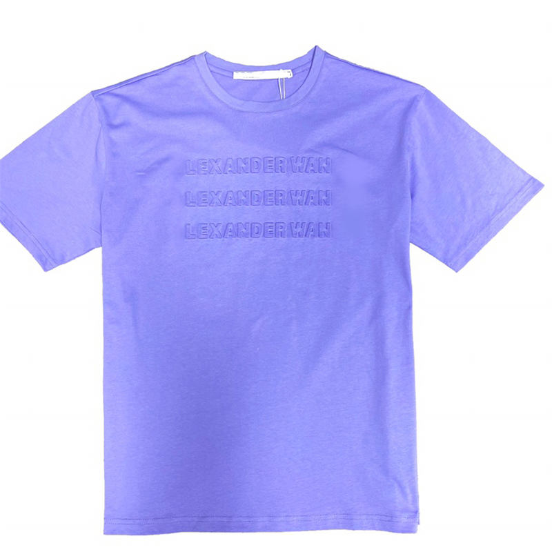 

2021 Monc49 T shirts Luxury Mens Women Designer Letter Summer Short Sleeved Two Colors Size XS, White;black