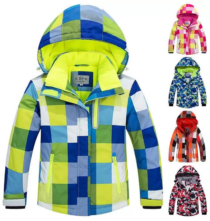 

Skiing Jackets Kids Ski Suit Children Windproof Waterproof Warm Fleece Snow Girls Boys Winter And Snowboarding Jacket Pants Set, Color01