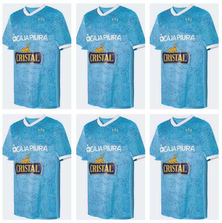 

2022 2023 Club Sporting Cristal soccer jerseys GONZALES PACHECO LORA HOHBERG DUARTE SOSA LOYOLA 22/23 Los Cerveceros Home bule jersey Football Shirts uniforms