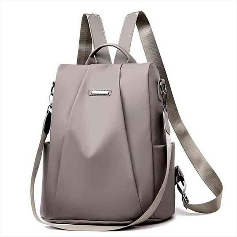 

womens backpack casual nylon solid color school bag fashion detachable shoulder strap shoulder bag