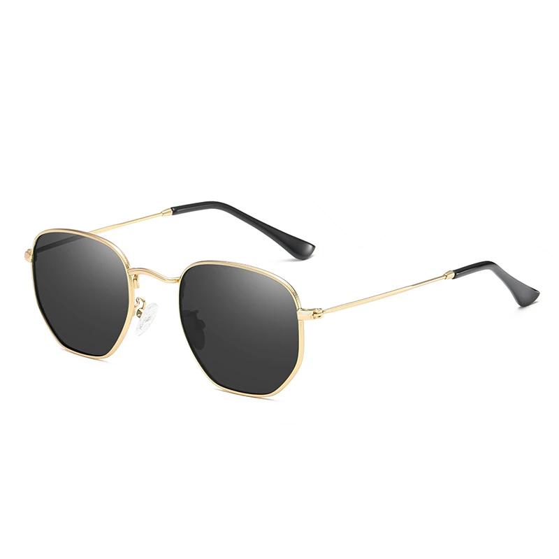 

Sunglasses Classic Brand Design Polarized Men Shades For Women Hexagon Retro Sun Glasses Stainless Steel Frames