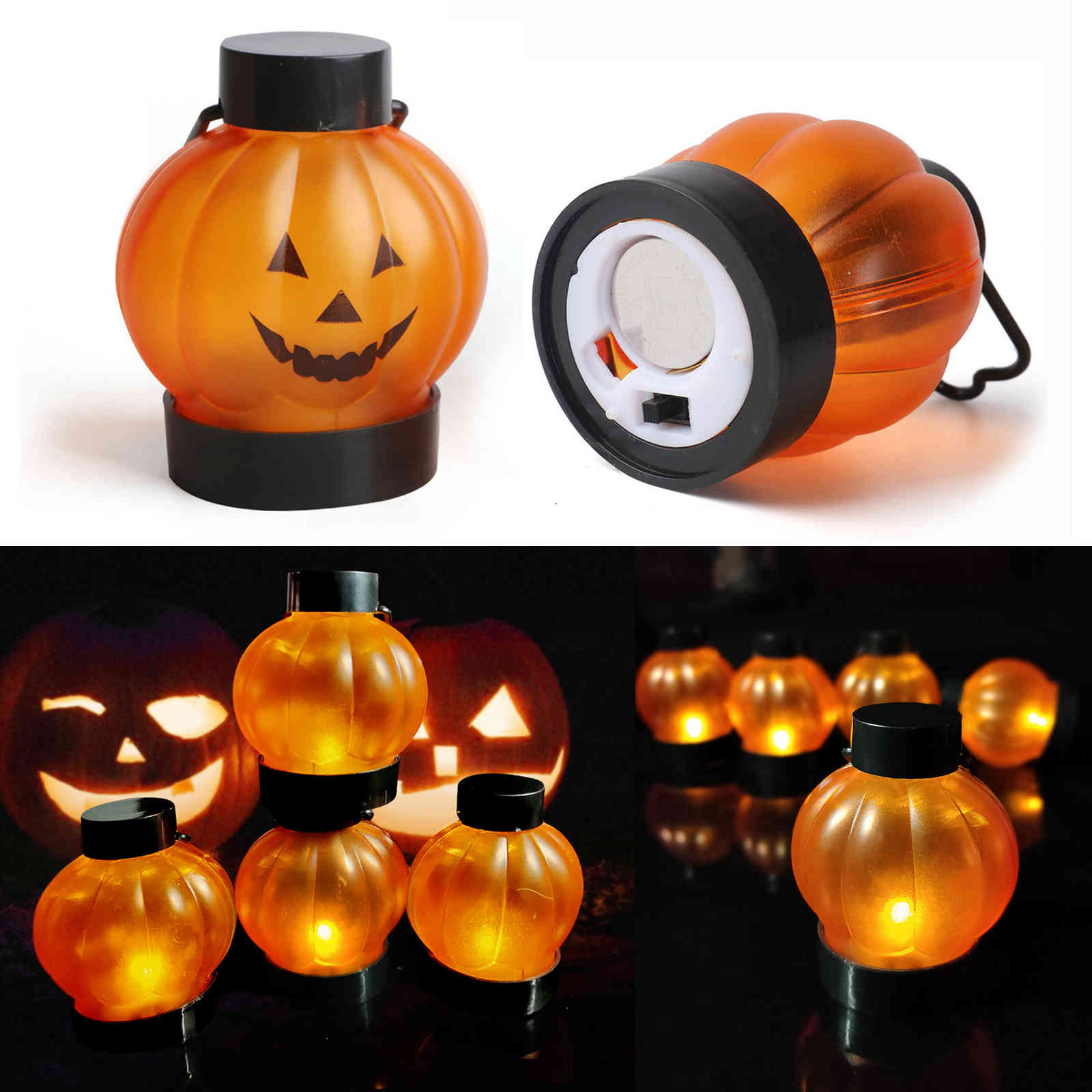 

party supplies props ghost faces pumpkin lanterns Halloween decorations