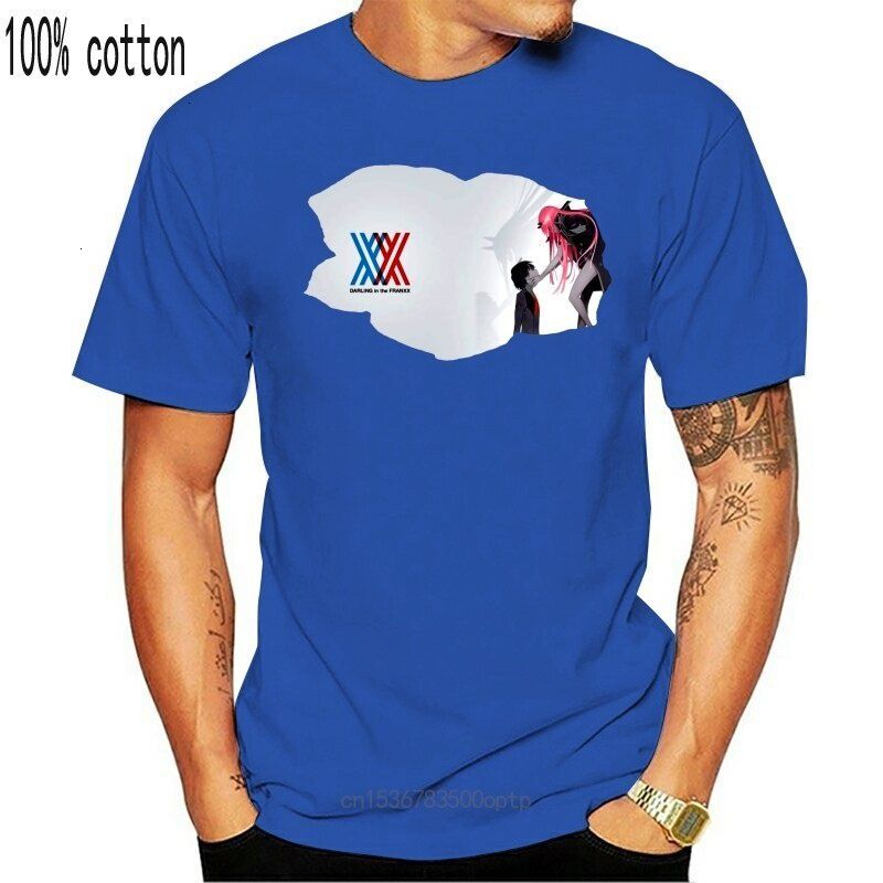 

Darling in The FRANXX Men's Comfortable Short Sleeve Anime T-Shirts Black