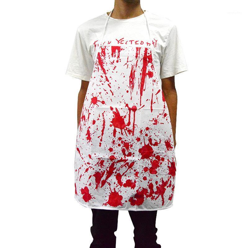 

Party Decoration Halloween Creative Bloody Scary Butcher Apron Bar Horror Character Makeup Costume Props Decorations For Home