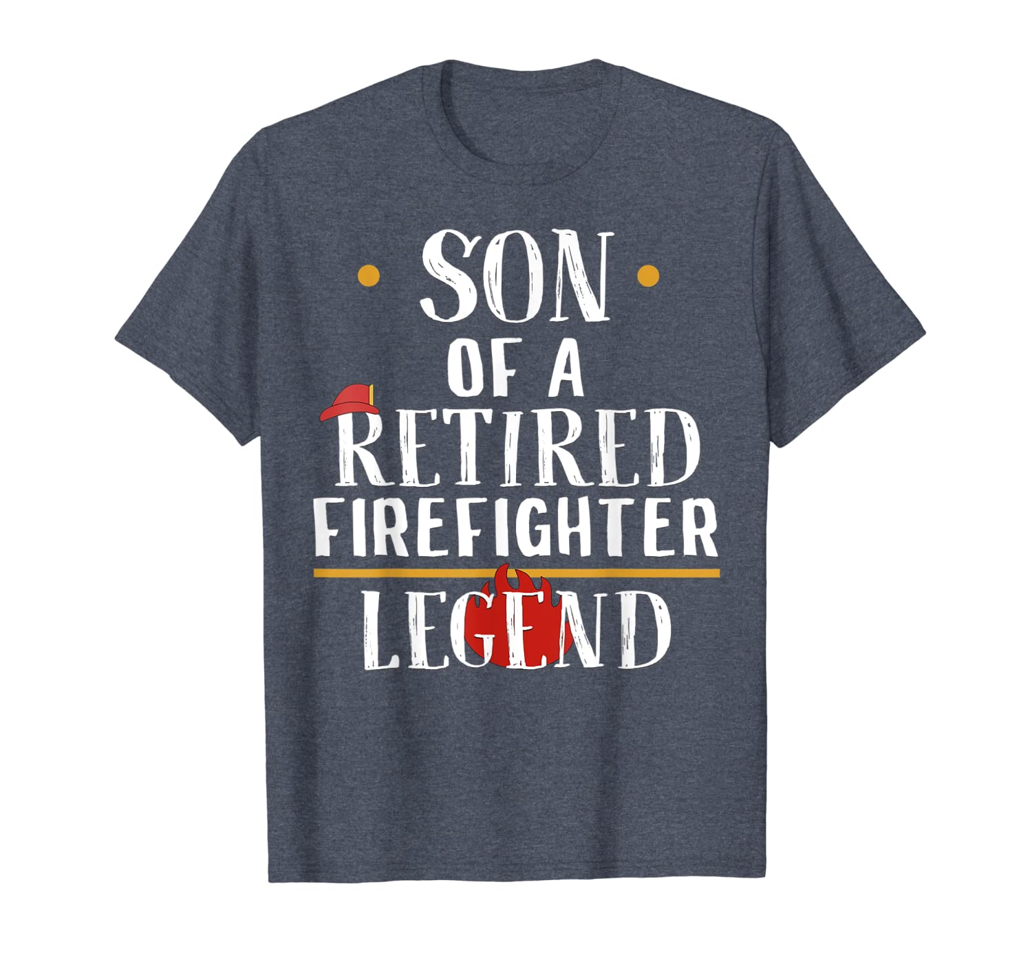 

firefighter son shirt retired legend tshirt fire rescue, White;black