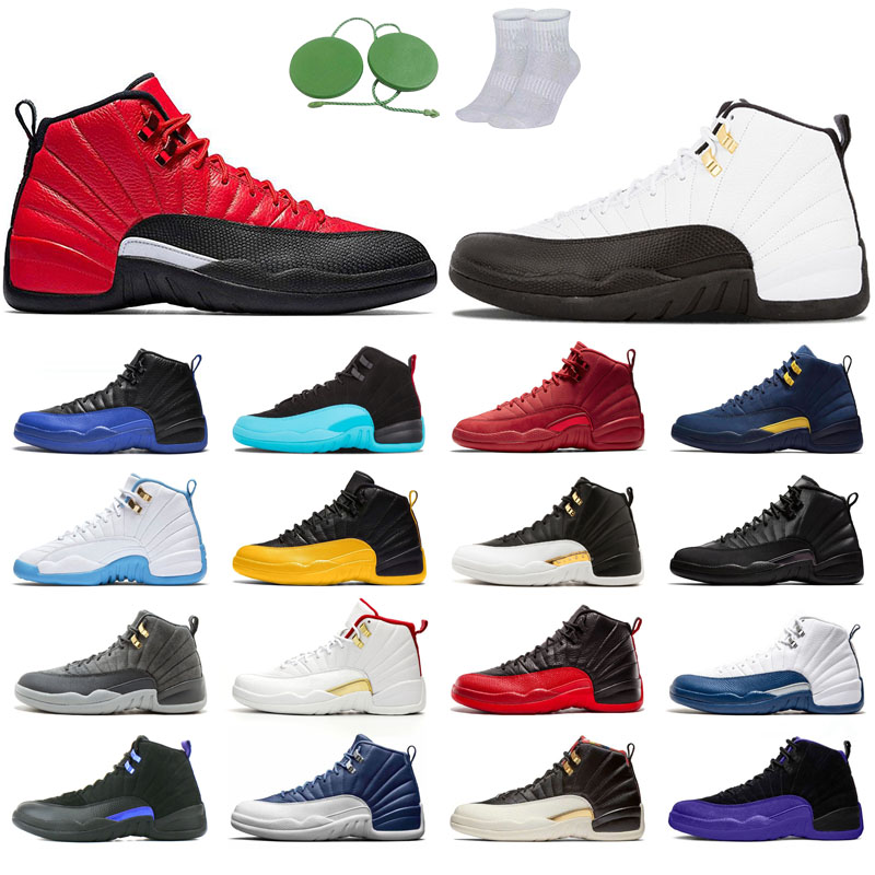 

12s man basketball shoes winterized wings University Gold Blue the master taxi color flu game o-black Michigan gym red gamma french FIBA Dark grey concord CNY stone, Gamma blue