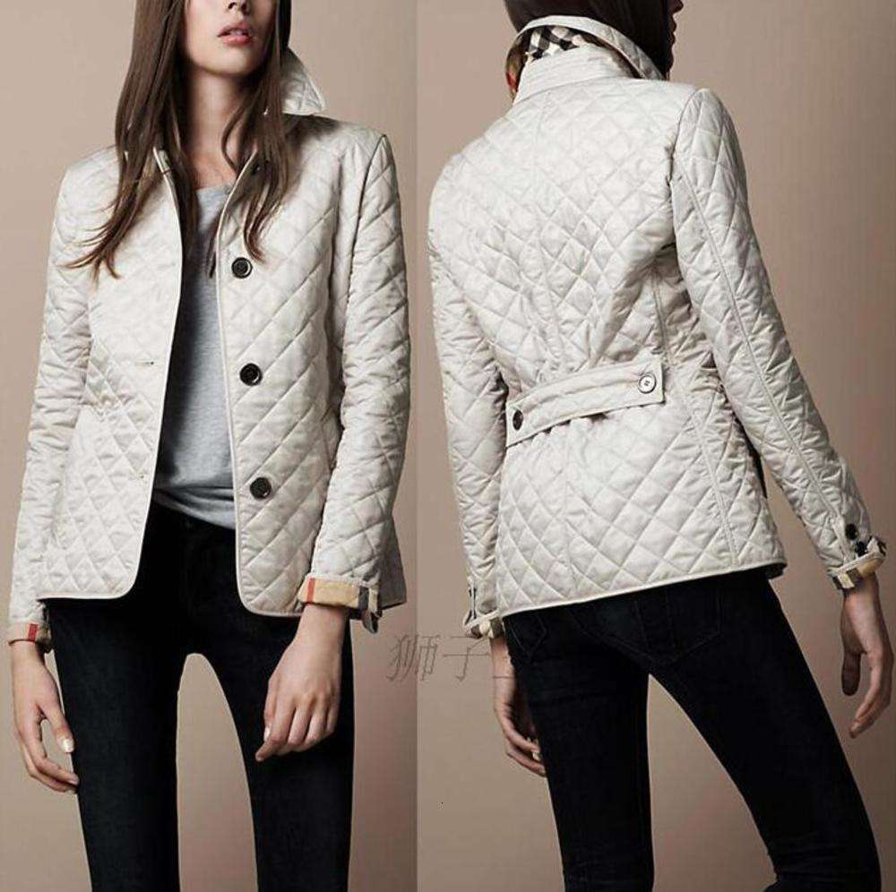 

Fashion-Wholesale - Women's Jacket Simple Fall Padded Casual Coat Jacket Fashion Jacket Plaid Quilted Padded Papers, Black;brown