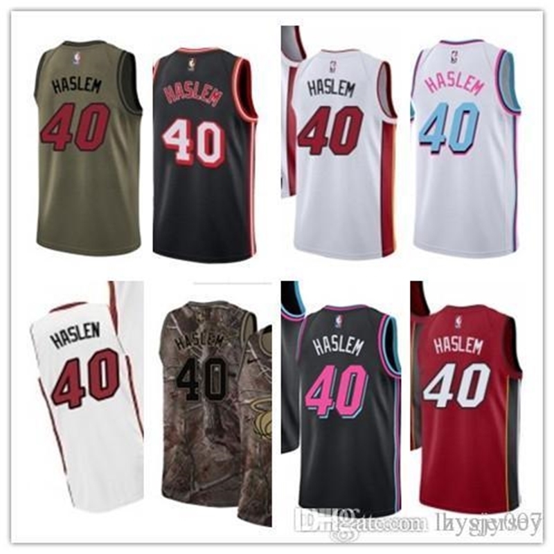 

2021 Kemba Miami Basketball jerseys Heat 40 Udonis Haslem New for shop Fan Edition Men women youth American Basketball Jersey, Black
