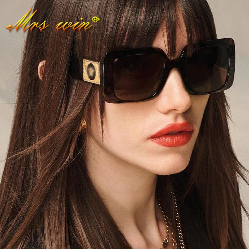 Lunettes de soleil 2021 Boîte rétro pour hommes modernes Sous Wind Mesdames Street Design Diteds Mâle Lunettes 86001