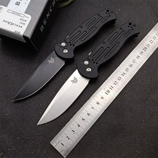 

Benchmade 9051 AFO II Automatic Tactical Folding Knife Aluminum Handle 154CM Outdoor Camping Hunting Survival Pocket Utility EDC Tools