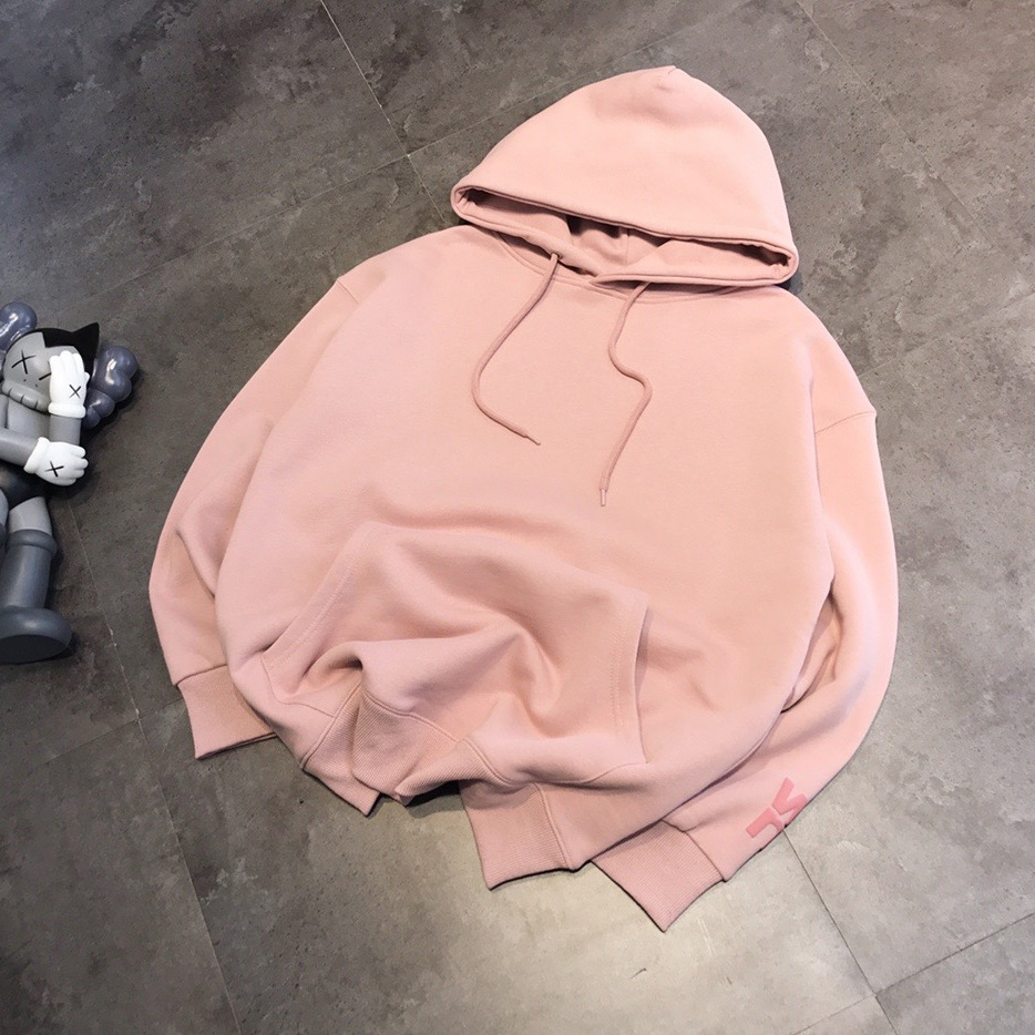 version aw King casual versatile age reducing foam printing flocking letter Plush hooded women's