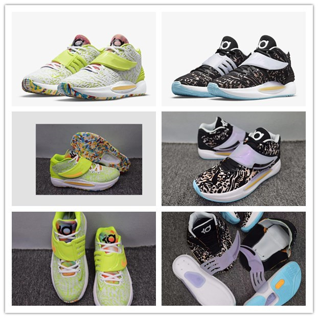 

Kevin Durant KD 14 14S Mens Basketball Shoes Black And White Green MultiColor Men KD14 XVI Trainers Zoom Elite Sport Sneakers US 40-46, 21