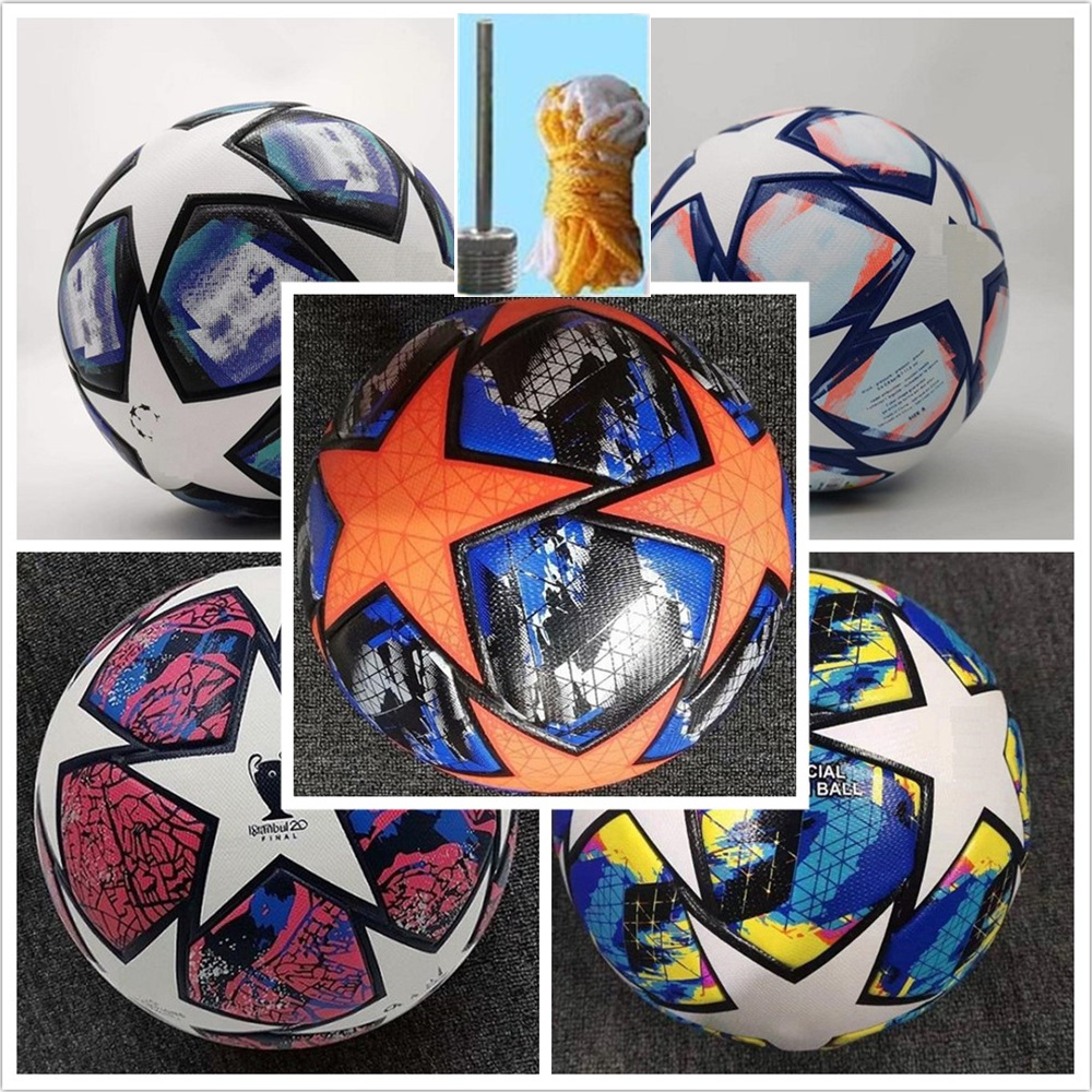 

European champion Soccer ball 20 21 Final KYIV PU size 5 balls granules slip-resistant football (Ship the without air)