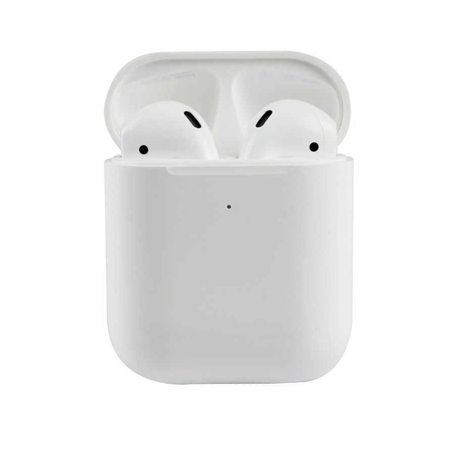 

AP2 TWS Earphones Gen 2 Air Pod H1 Chip with Charging Box GPS Rename Bluetooth Headphones in-ear Earbuds, White