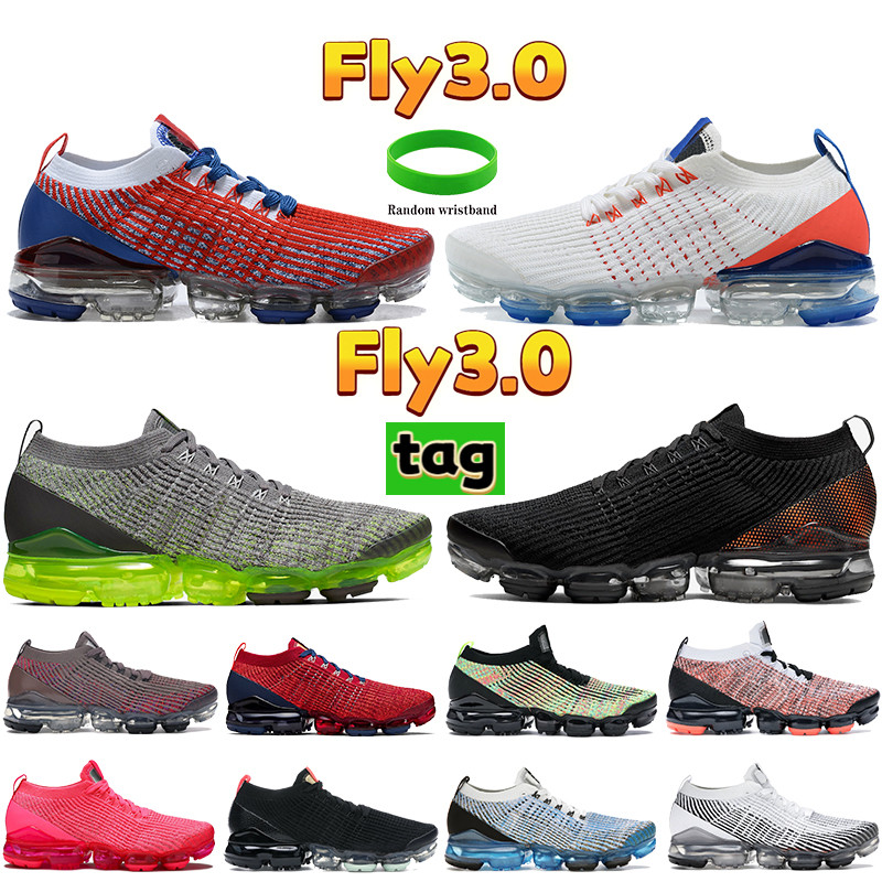 

New fly 3.0 mens running Shoes USA orange dots particle grey Zebra oreo triple black white pink gunsmoke volt knit women sneakers trainers, 40 36-39 light purple