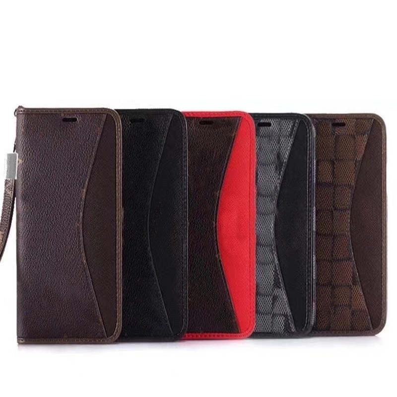 

Flip Wallet Phone Case For Iphone Xs Xr X 12promax 12pro 11promax Luxury Pu Leather Back Case Cover With Credit Card Slots