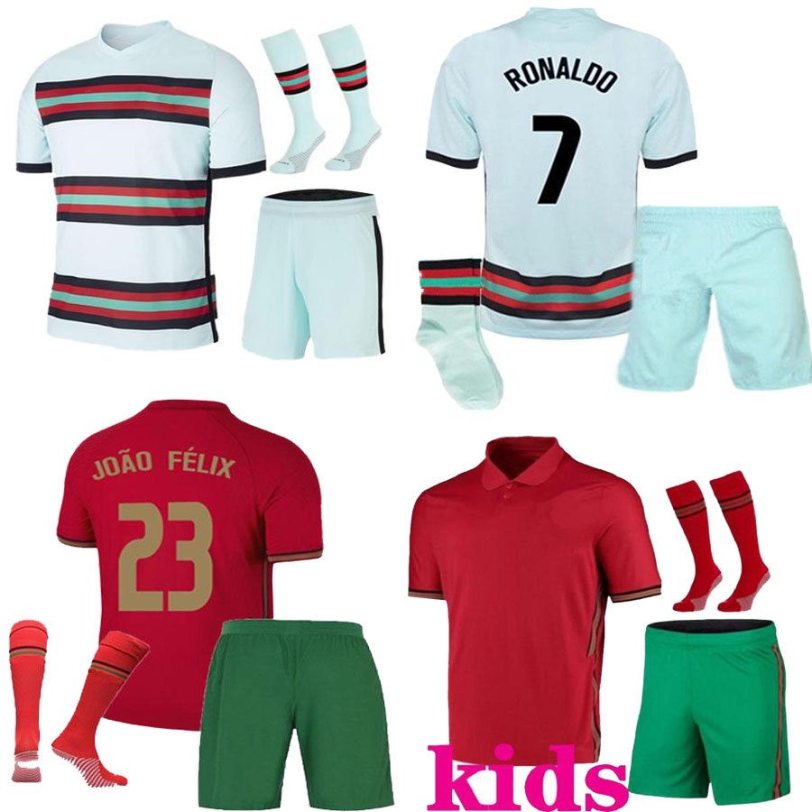

2021 RONALDO soccer jerseys national team JOAO FELIX 20 21 Bernardo B.FERNANDES Camisa de futebol kids kit football shirts customized, Black