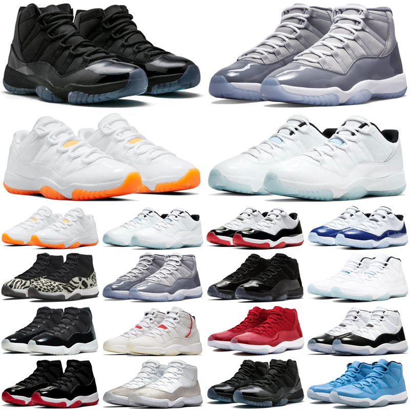 

11 11s basketball shoes jumpman men women Bright Citrus bred Cool Grey Legend Gamma Blue Concord mens trainers sports sneakers fashion, #23 low bred