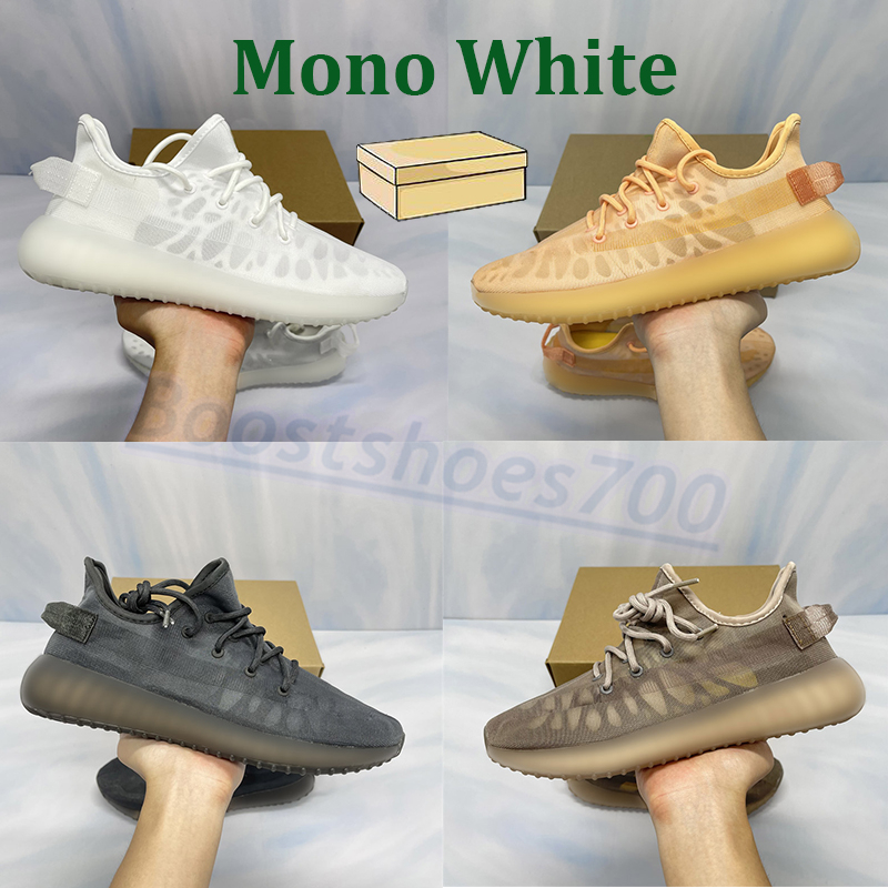 

Newest mens running shoes mono ice mist clay cinder white mx oat rock men women sneakers sports outdoor trainers with box US 5-13, Bubble wrap packaging
