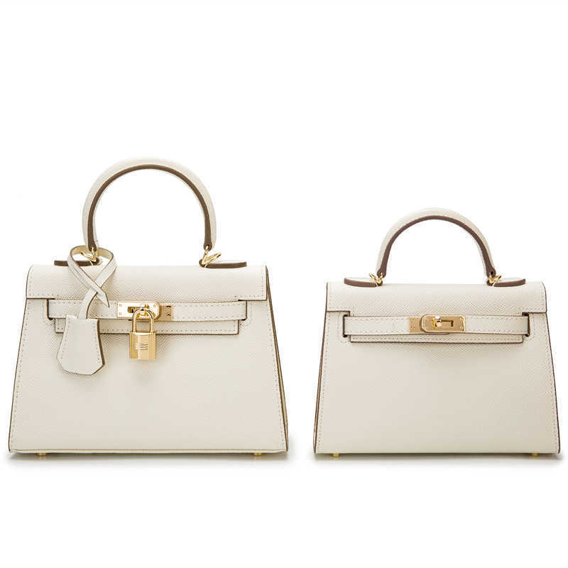 

Luxurys Designer Handbags Second Generation Herme Kellys 2021 High Quality Mini Leather Hand-held One Shoulder Messenger Bag Bb