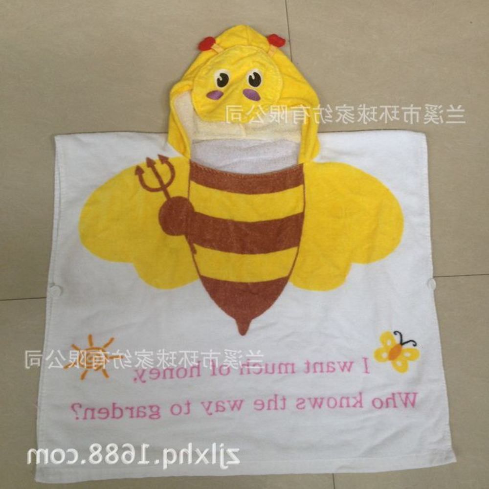 

Popular cartoon modeling Cotton Bathrobe children's Hooded Bath Towel bath towel