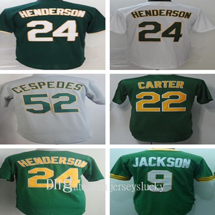 

Vintage 2021 28 Matt Olson Jersey 26 Chapman 9 Reggie Jackson 24 Rickey Henderson 50 Mike Fiers 2 Khris Davis Baseball Jerseys Breathable, Men's color 5