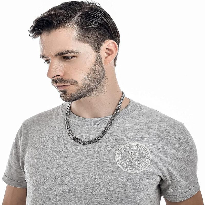 

Chains Stainless Steel Double Weave Chain Necklace For Men Women Gold Chunky Collares Stout Cute Aesthetic Punk Jewelry Choker Gift