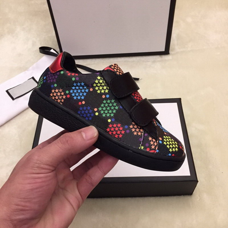 

Kids Designer Shoes Top Quality Toddler Leather Stars Printed Sneakers Fashion Boy Girls Casual Trainers Size 24-35, Other color leave me message