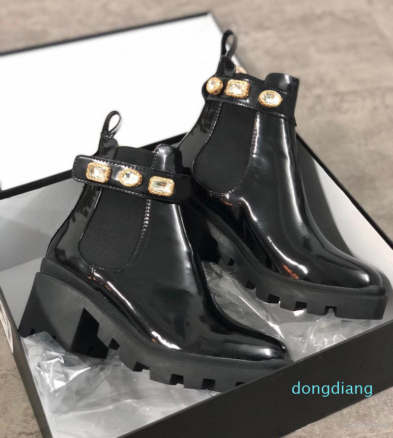 

Designer-Martin Boots Black Color Luxury Ankle Boots Designers Women Booties Highet Quality Winter Booties Non Slip