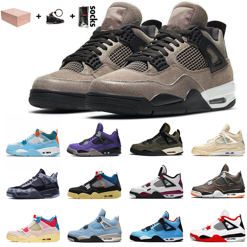 

Men Women Jumpman 4s 4 IV 2021 WITH BOX Basketball Shoes Retro Starfish Taupe Haze University Blue Travis Purple Trainers Sneakers Size Us 13, Item3 2020 fire red 40-47