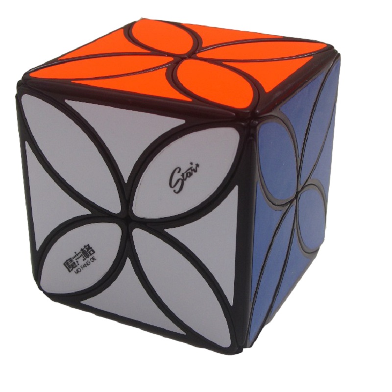 

New QiYi Mofangge Four-leaf Clover Pattern Cubing Speed Puzzle Star Twist Cubes Magic Toys For Kids Professional DropShipping
