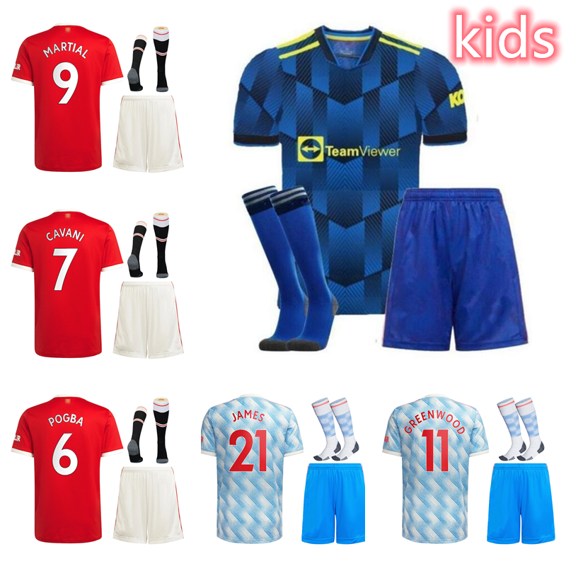 

Kid kit soccer jersey 2021 2022 UNITED SANCHO POGBA CAVANI MARTIAL UTD VAN DE BEEK B. FERNANDES RASHFORD LINGARD GREENWOOD FRED football shi