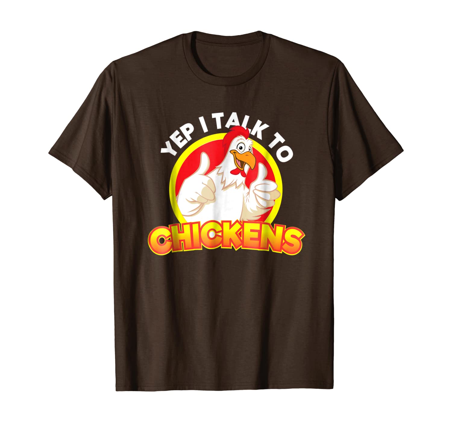 Yep I Talk to Chickens Shirt Funny Farmers Chicken Gift-image-711838636